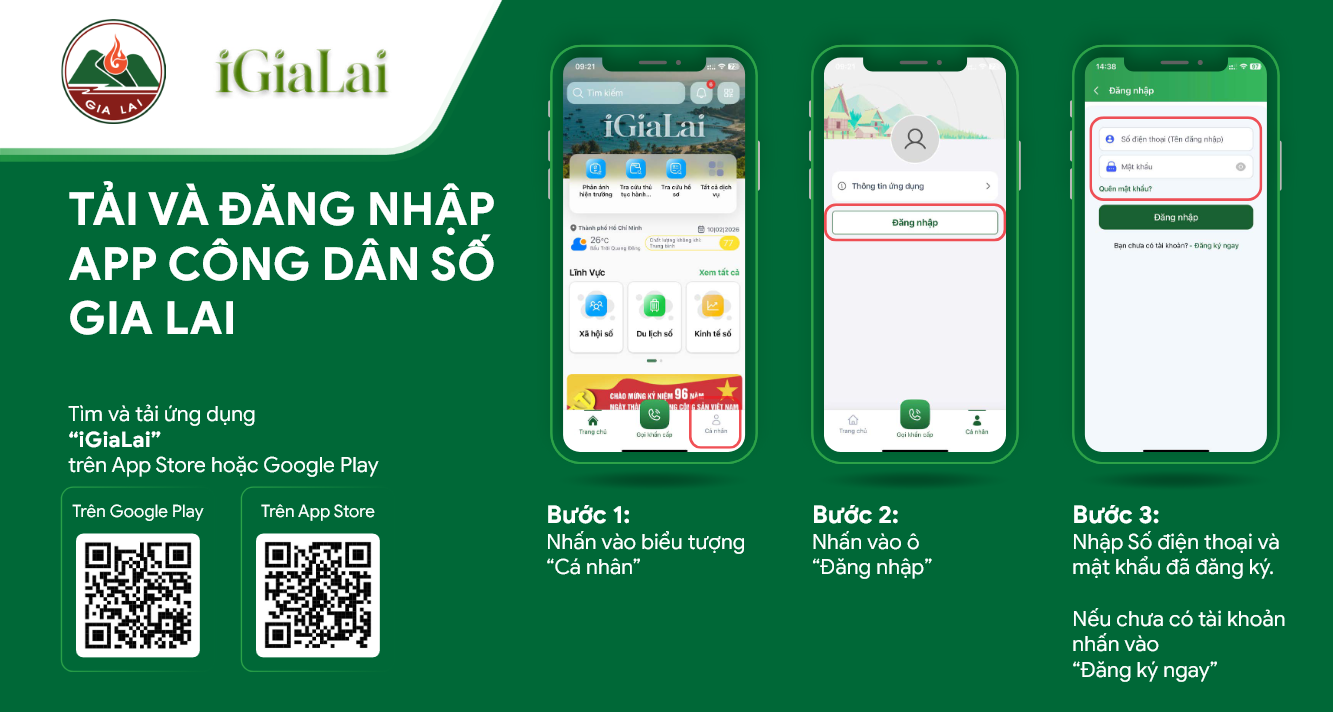 Hướng dẫn cài đặt và sử dụng ứng dụng iGiaLai